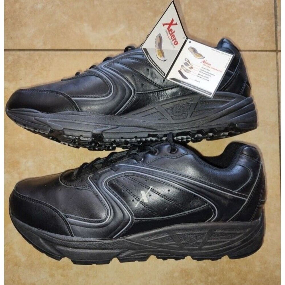 New Men's Xelero Matrix II Athletic Black Leather Shoes Size 14 Style : X85800 D